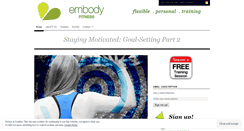 Desktop Screenshot of embodyfitnesscalgary.wordpress.com
