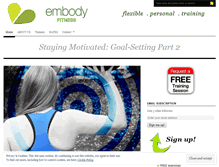 Tablet Screenshot of embodyfitnesscalgary.wordpress.com