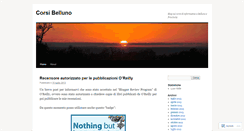 Desktop Screenshot of corsibelluno.wordpress.com