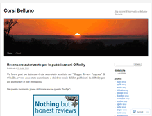 Tablet Screenshot of corsibelluno.wordpress.com
