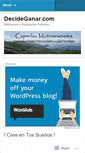 Mobile Screenshot of decideganar.wordpress.com