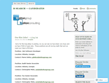 Tablet Screenshot of bhotjobs.wordpress.com