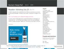 Tablet Screenshot of heumanndesigntech.wordpress.com
