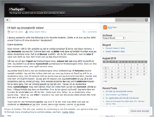 Tablet Screenshot of mithunme.wordpress.com