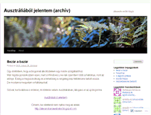 Tablet Screenshot of alexandrainaustraliaarchive.wordpress.com