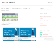 Tablet Screenshot of jeremypeng.wordpress.com
