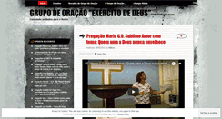 Desktop Screenshot of exercitodedeus.wordpress.com