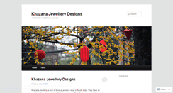 Desktop Screenshot of khazanajewellerydesigns.wordpress.com