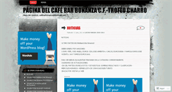 Desktop Screenshot of cafebarbonanza.wordpress.com