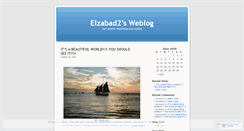 Desktop Screenshot of elzabad2.wordpress.com