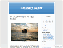 Tablet Screenshot of elzabad2.wordpress.com