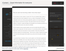 Tablet Screenshot of icontentsolutions.wordpress.com