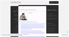 Desktop Screenshot of lessstress4men.wordpress.com