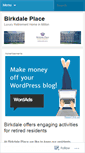 Mobile Screenshot of birkdaleplace.wordpress.com