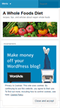 Mobile Screenshot of eatingwholefoods.wordpress.com
