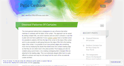 Desktop Screenshot of patiocushion.wordpress.com