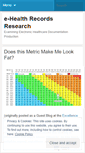 Mobile Screenshot of ehealthrecords.wordpress.com