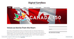 Desktop Screenshot of digisandbox.wordpress.com