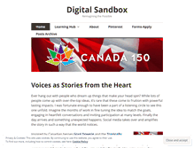 Tablet Screenshot of digisandbox.wordpress.com