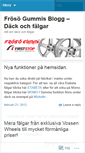 Mobile Screenshot of frosogummi.wordpress.com