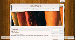 Desktop Screenshot of jozipubcrawl.wordpress.com