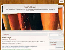 Tablet Screenshot of jozipubcrawl.wordpress.com