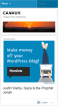 Mobile Screenshot of canauk.wordpress.com