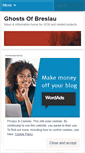 Mobile Screenshot of ghostsofbreslau.wordpress.com