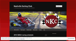 Desktop Screenshot of nashvillekartingclub.wordpress.com