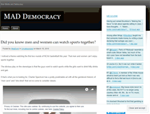 Tablet Screenshot of maddemocracy.wordpress.com