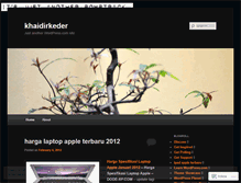 Tablet Screenshot of khaidirkeder.wordpress.com