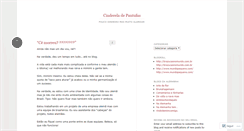 Desktop Screenshot of cindereladepantufas.wordpress.com