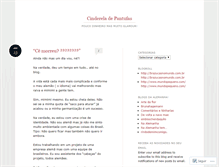 Tablet Screenshot of cindereladepantufas.wordpress.com