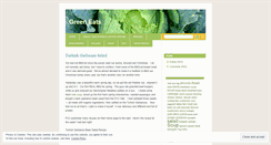 Desktop Screenshot of greeneats.wordpress.com