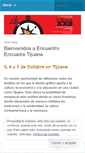 Mobile Screenshot of encuentroencuadre.wordpress.com