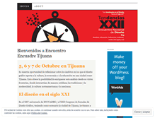 Tablet Screenshot of encuentroencuadre.wordpress.com
