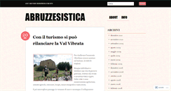 Desktop Screenshot of abruzzesistica.wordpress.com