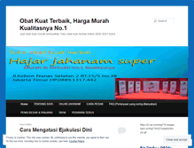 Tablet Screenshot of obatkuatterbaik.wordpress.com