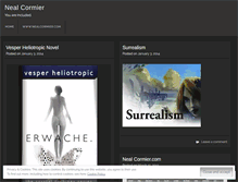 Tablet Screenshot of nealcormier.wordpress.com