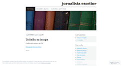 Desktop Screenshot of jornalistaescritor.wordpress.com