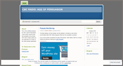 Desktop Screenshot of ageofpersuasion.wordpress.com