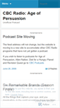 Mobile Screenshot of ageofpersuasion.wordpress.com