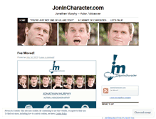 Tablet Screenshot of jonincharacter.wordpress.com
