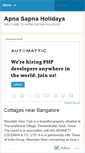 Mobile Screenshot of apnasapnaholidays.wordpress.com