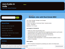 Tablet Screenshot of nonitjobs.wordpress.com