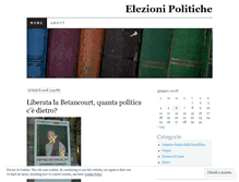 Tablet Screenshot of elezionipolitiche.wordpress.com