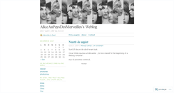 Desktop Screenshot of aliceaupaysdesmerveilles.wordpress.com