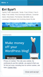 Mobile Screenshot of evisyari.wordpress.com