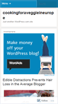 Mobile Screenshot of cookingforaveggieineurope.wordpress.com