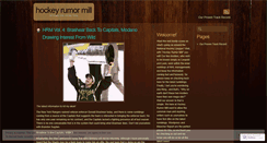 Desktop Screenshot of hockeyrumormill.wordpress.com